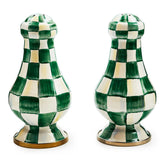 Sterling Check Large Salt & Pepper Shakers