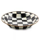 Mocha Check Pie Plate