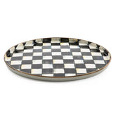 Royal Check Round Tray