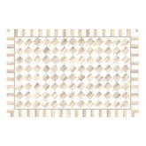 Mocha Check 3' x 5' Floor Mat