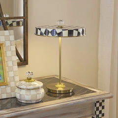 Sky Check LED Rechargeable Disk Table Lamp