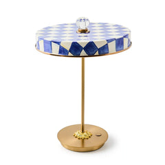 Sky Check LED Rechargeable Disk Table Lamp