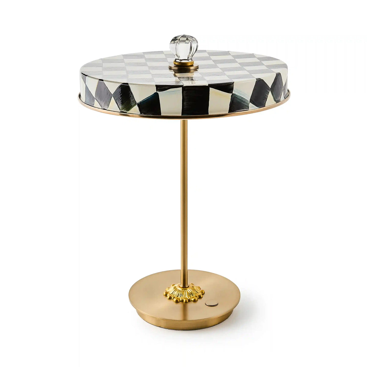 Sky Check LED Rechargeable Disk Table Lamp
